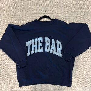 The Bar Navy Blue Sweatshirt